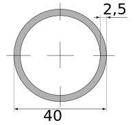 Трубы х/д 40х2.5