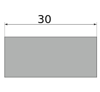 Полоса горячекатаная 30х10, длина 6 м, марка Ст3