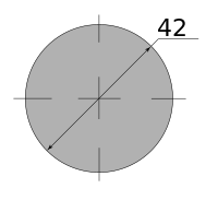 Круг горячекатаный 42, марка Ст3