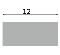 Полоса горячекатаная 12х6, длина 6 м, марка Ст1-3пс/сп