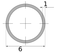 Трубы х/д 6х1